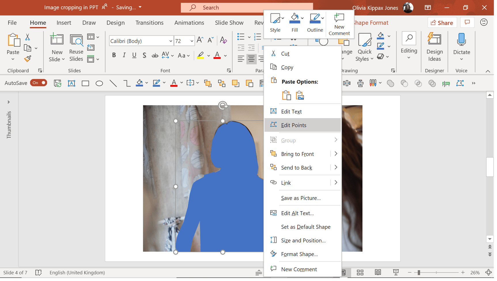change picture shape in mac for word 2011
